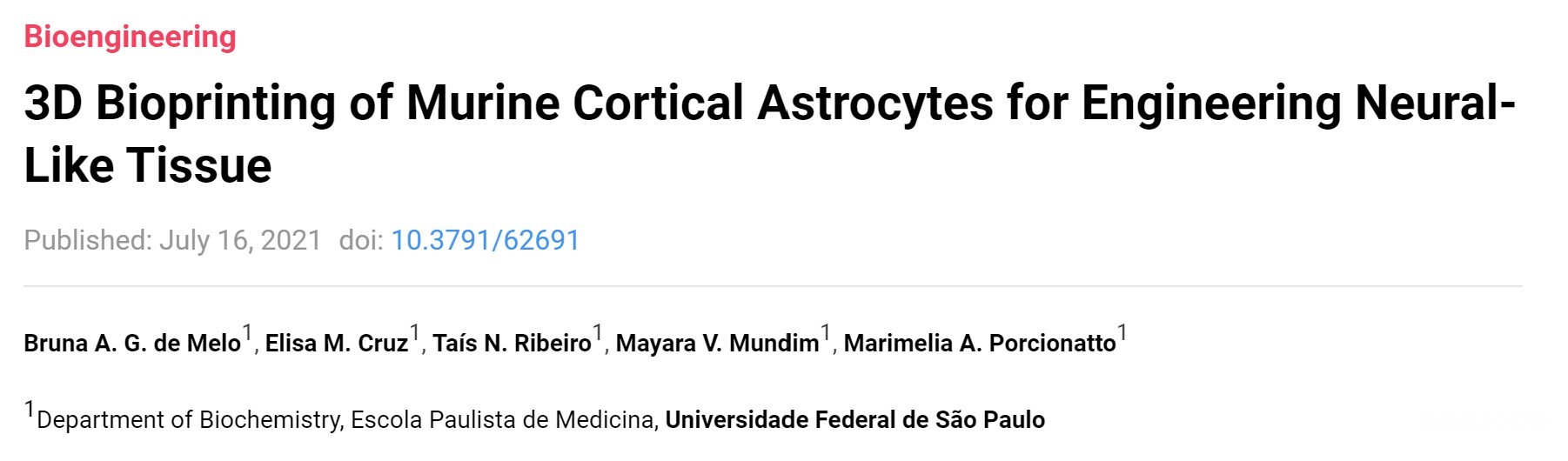 Researchers in Brazil have developed a new way to 3D print brain cells that live for more than two w